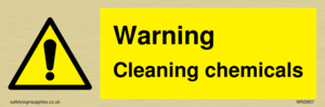 WN5807: Warning cleaning chemicals