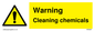 WN5807: Warning cleaning chemicals
