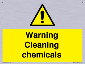 WN5807: Warning cleaning chemicals