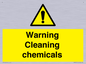 WN5807: Warning cleaning chemicals