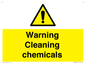 WN5807: Warning cleaning chemicals