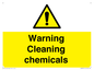 WN5807: Warning cleaning chemicals