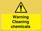 WN5807: Warning cleaning chemicals