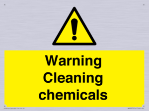WN5807: Warning cleaning chemicals