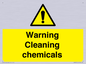 WN5807: Warning cleaning chemicals