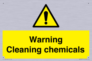 WN5807: Warning cleaning chemicals