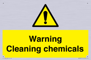 WN5807: Warning cleaning chemicals