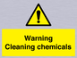 WN5807: Warning cleaning chemicals