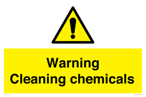 WN5807: Warning cleaning chemicals