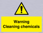 WN5807: Warning cleaning chemicals