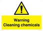 WN5807: Warning cleaning chemicals
