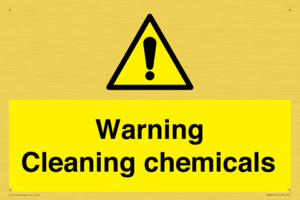 WN5807: Warning cleaning chemicals