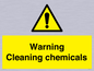 WN5807: Warning cleaning chemicals