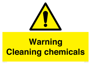 WN5807: Warning cleaning chemicals