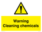WN5807: Warning cleaning chemicals