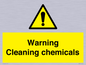 WN5807: Warning cleaning chemicals