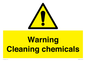 WN5807: Warning cleaning chemicals