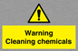WN5807: Warning cleaning chemicals