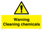 WN5807: Warning cleaning chemicals