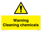 WN5807: Warning cleaning chemicals