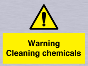 WN5807: Warning cleaning chemicals