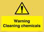 WN5807: Warning cleaning chemicals