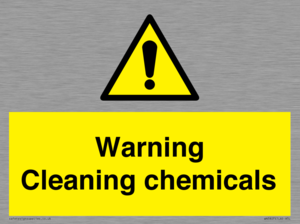 WN5807: Warning cleaning chemicals