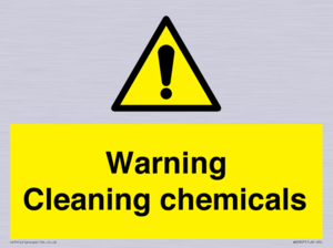 WN5807: Warning cleaning chemicals