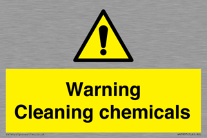 WN5807: Warning cleaning chemicals