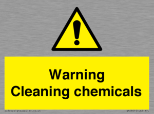 WN5807: Warning cleaning chemicals