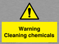 WN5807: Warning cleaning chemicals