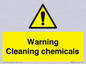 WN5807: Warning cleaning chemicals