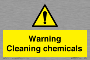 WN5807: Warning cleaning chemicals