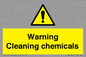WN5807: Warning cleaning chemicals