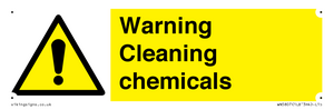 WN5807: Warning cleaning chemicals