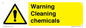 WN5807: Warning cleaning chemicals