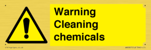 WN5807: Warning cleaning chemicals