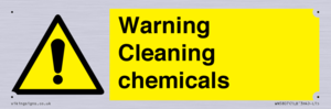WN5807: Warning cleaning chemicals