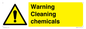 WN5807: Warning cleaning chemicals