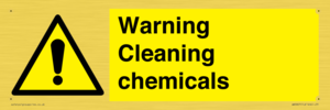 WN5807: Warning cleaning chemicals