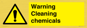 WN5807: Warning cleaning chemicals