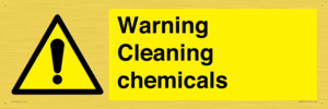 WN5807: Warning cleaning chemicals