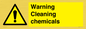 WN5807: Warning cleaning chemicals