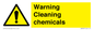 WN5807: Warning cleaning chemicals