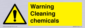 WN5807: Warning cleaning chemicals