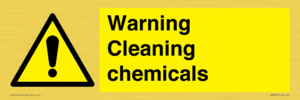 WN5807: Warning cleaning chemicals