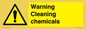 WN5807: Warning cleaning chemicals