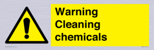 WN5807: Warning cleaning chemicals