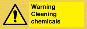 WN5807: Warning cleaning chemicals
