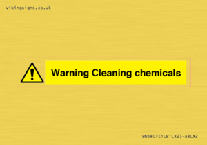 WN5807: Warning cleaning chemicals